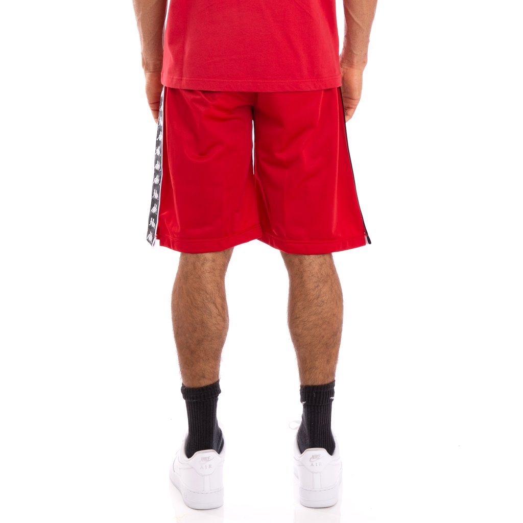 Kappa BASKETBALL Long Shorts  Red/White XL 