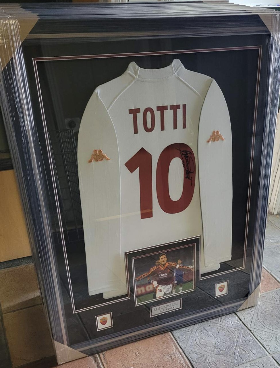 Francesco Totti AS Roma Autographed Red Home Jersey