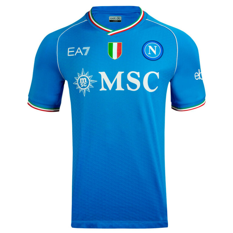 SSC Napoli Authentic Maglia Gara Home 2023/2024 Tdot Italians