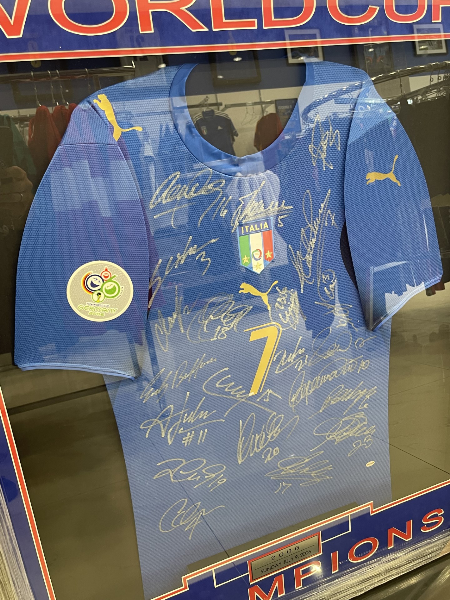 Italy Retro Jersey Goalkeeper Red Replica World Cup 2006