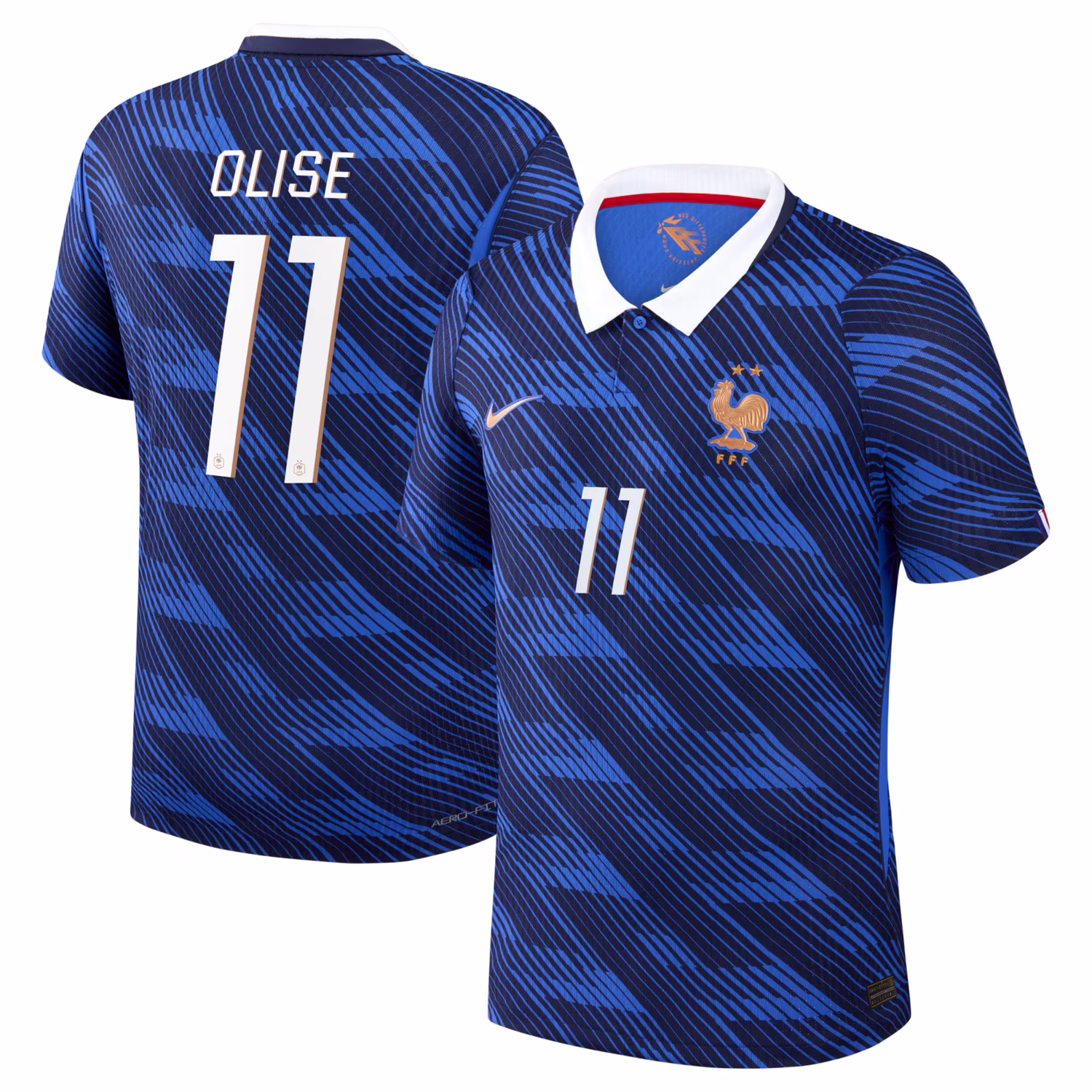 France FFF Stadium Home Jersey 2026/27 – #11 OLISE