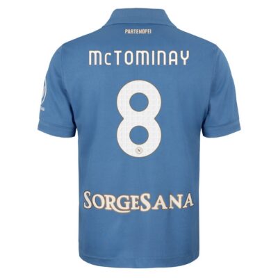 SSC NAPOLI CENTENARY BLUE REPLICA SHIRT 2026/2027 - #8 MCTOMINAY
