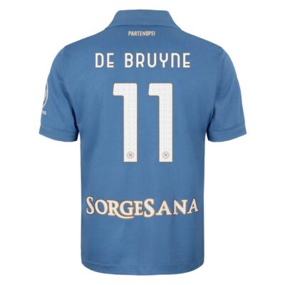 SSC NAPOLI CENTENARY BLUE REPLICA SHIRT 2026/2027 - #11 DE BRUYNE