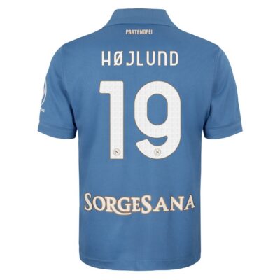 SSC NAPOLI CENTENARY BLUE REPLICA SHIRT 2026/2027 - #19 HØJLUND