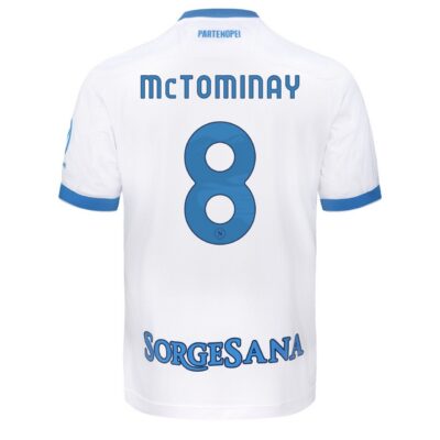 SSC NAPOLI WHITE REPLICA SHIRT 2026/2027 - #8 MCTOMINAY
